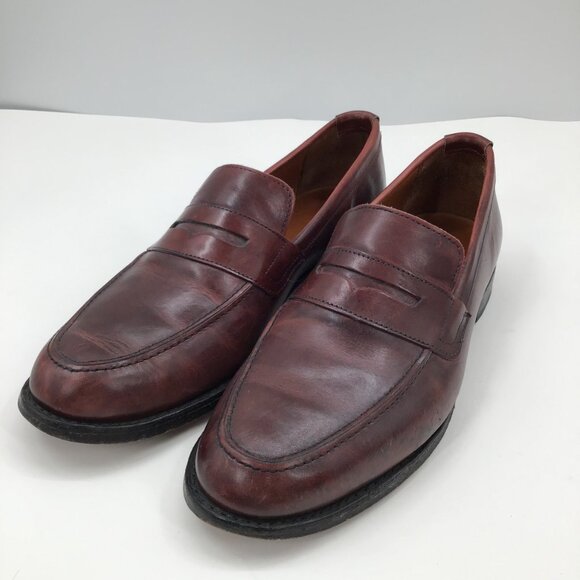 Allen Edmonds Ascher Penny Loafers Men's 11 D Dark Brown Leather Made in the USA - Picture 11 of 13